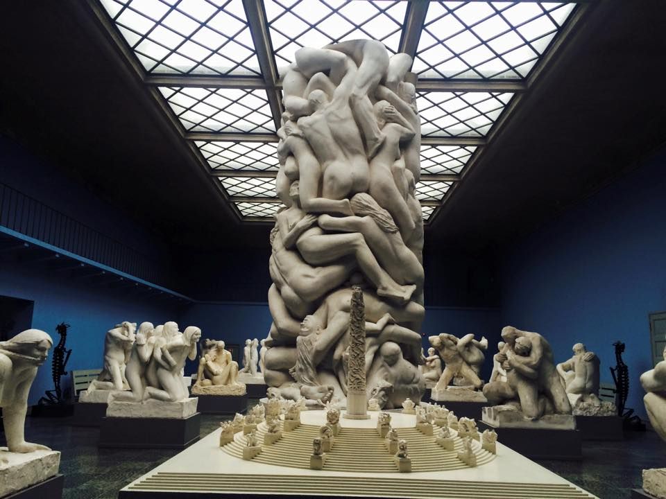 One of the Exhibition halls in the Vigeland Museum in Oslo,Norway.