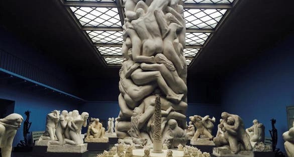 One of the Exhibition halls in the Vigeland Museum in Oslo,Norway.