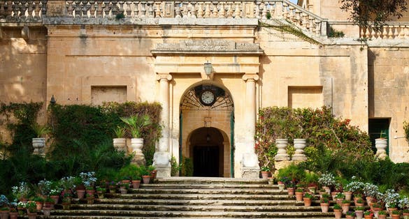San Anton Palace in Malta, home of the president, built by Grand Master of the Order of St. John the Knight Father Antoine de Paule.
