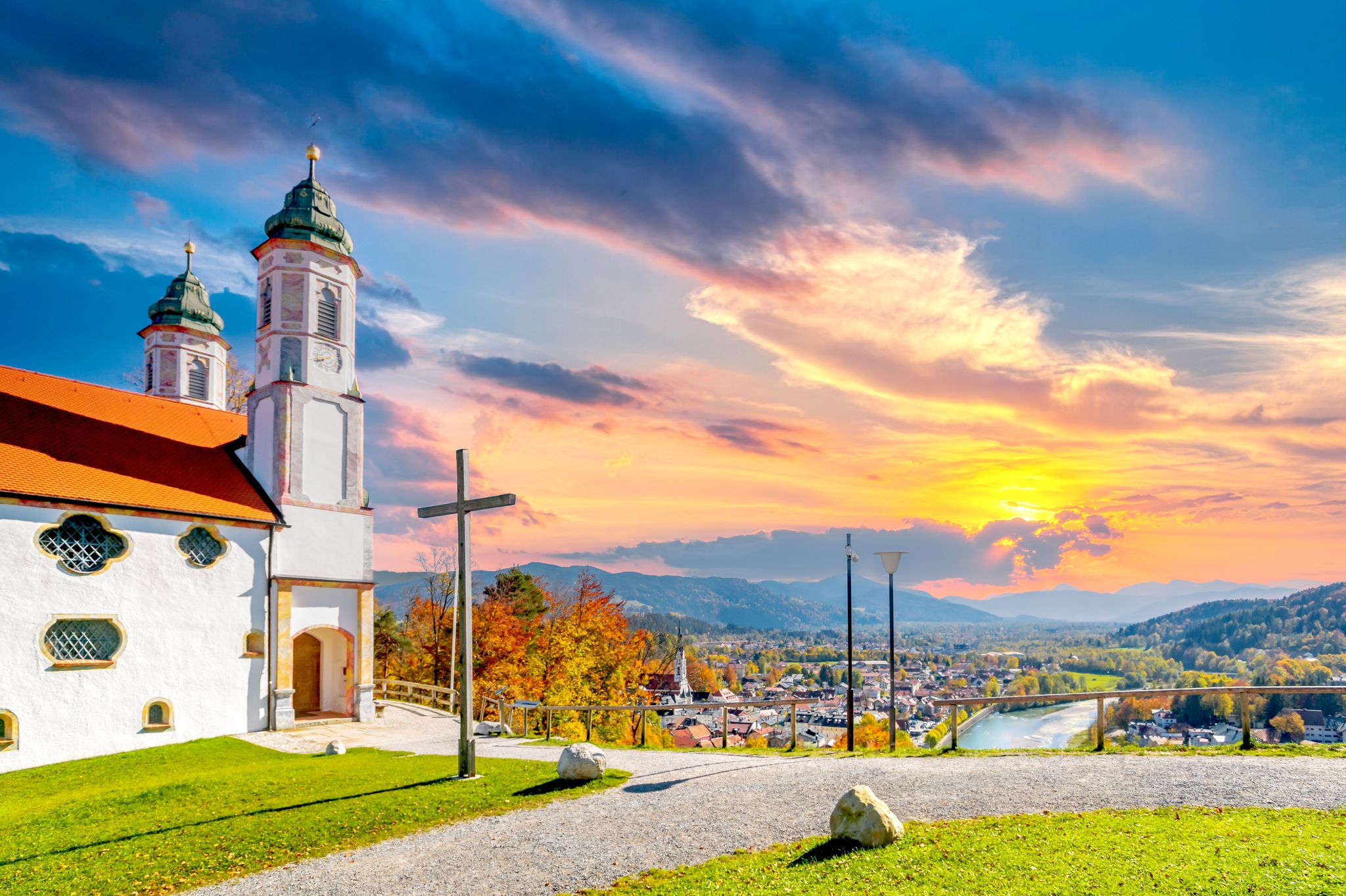photo of view of  Old city of Bad Toelz, Germany.