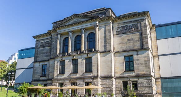 Photo of Kunsthalle Museum in the historical centre of Bremen ,Germany.