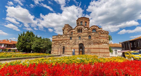 Photo of Church of Christ Pantocrator in the old town of Nessebar, Burgas Region, Bulgaria.