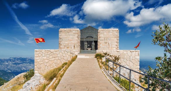 Photo of Sunny mountain landscape of Lovcen national park, Dinaric Alps, Montenegro.