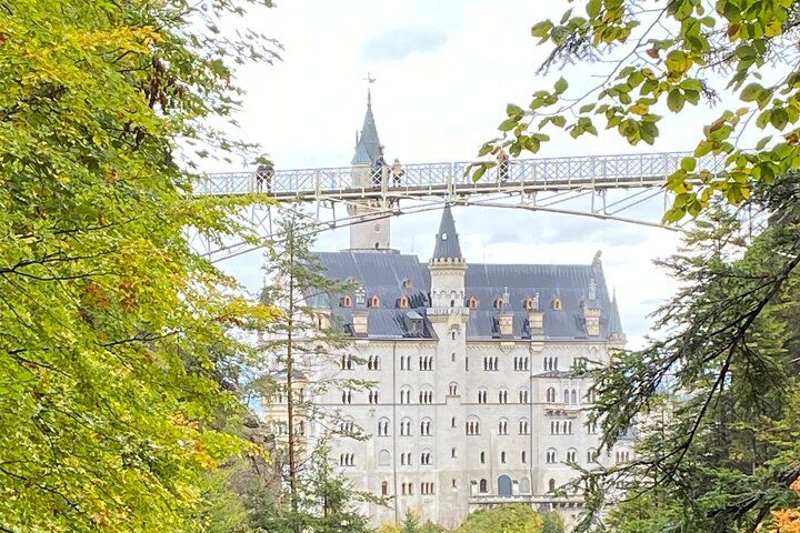 Neuschwanstein, Wieskirche, Oberammergau, Linderhof from Fuessen