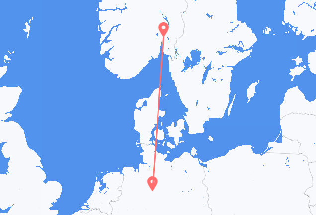 Hanover to Oslo