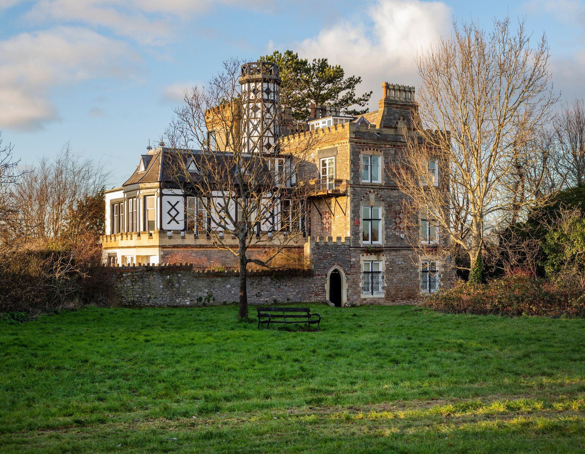 Photo of house on the Clifton Down, Bristol, UK.