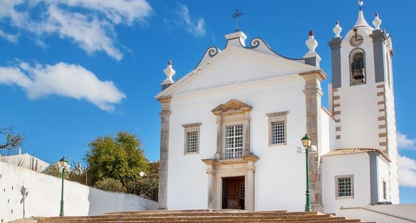 Igreja Matriz church, Estoi, Algarve,Portugal.