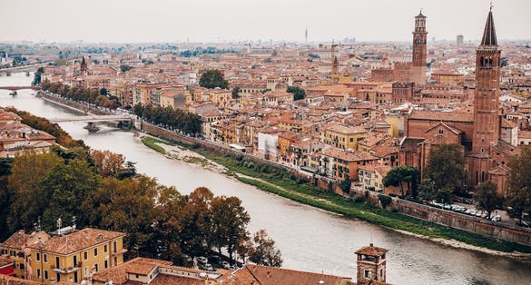 photo of View from Castel San Pietro, Verona .