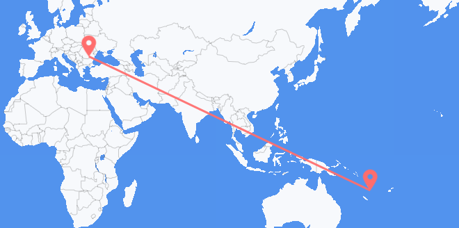 le Vanuatu pour la Roumanie