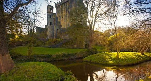 photo of Blarney Castle, Co.Cork, Ireland, home of world famous Blarney Stone .
