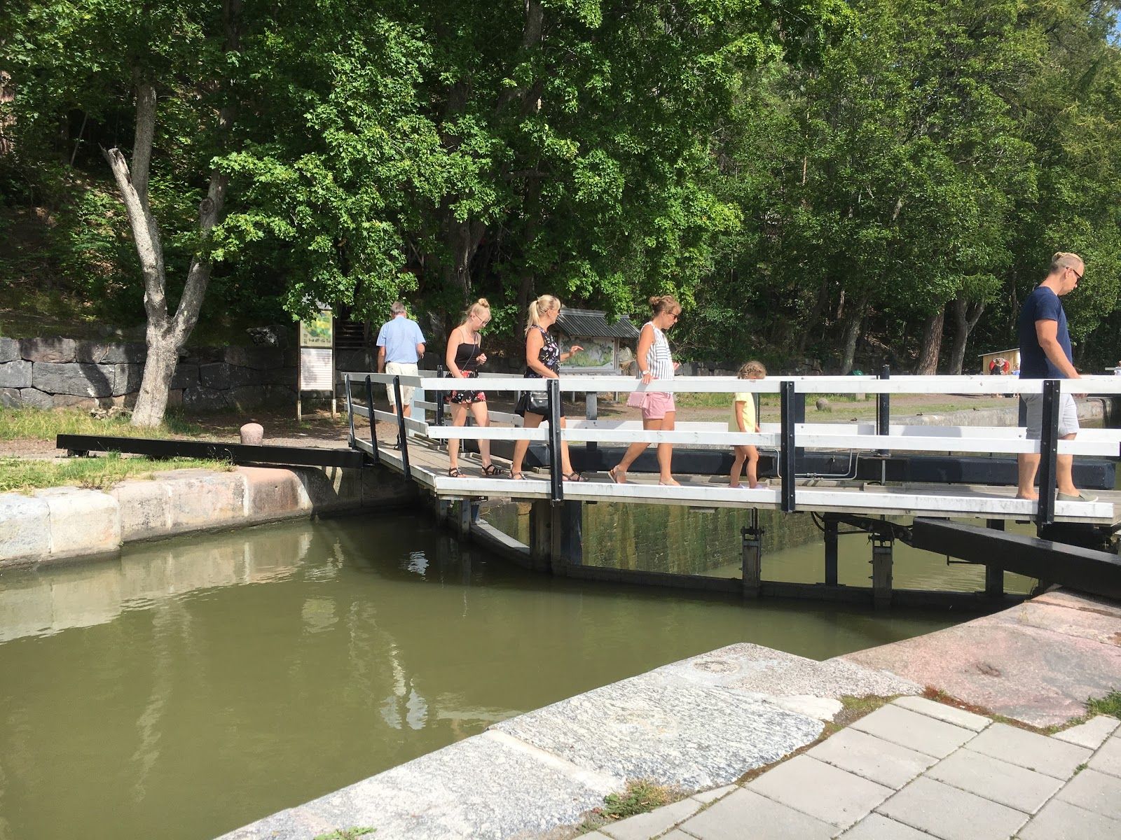 Söderköpings sluss, Göta kanal, Söderköpings kommun, Östergötland County, Sweden