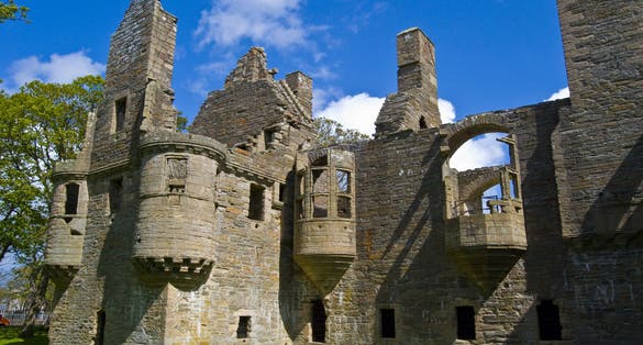 photo of Earl's Palace in Kirkwall on Orkney, Scotland.