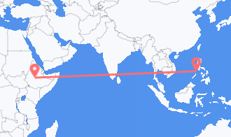 Addis Ababa to Busuanga, Palawan