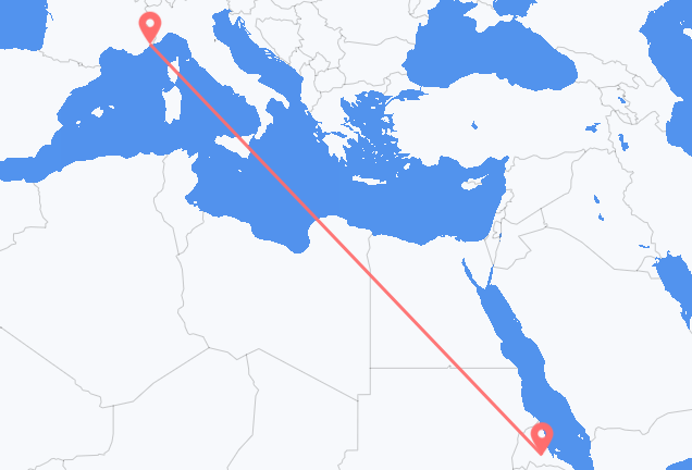 Asmara to Nice