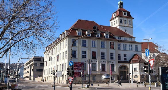 photo of view of Linden Museum, Stuttgart, Germany.