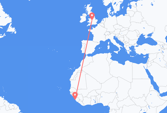 Freetown to Birmingham