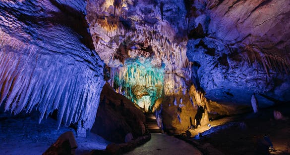 Photo of View Of Prometheus Cave Also Called Kumistavi Cave, Kutaisi, Georgia.