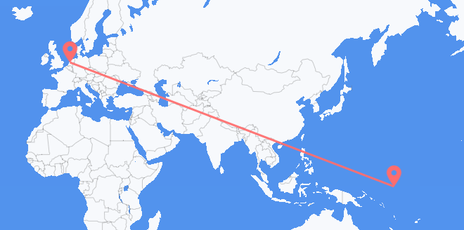 frá Naúrú til Hollands