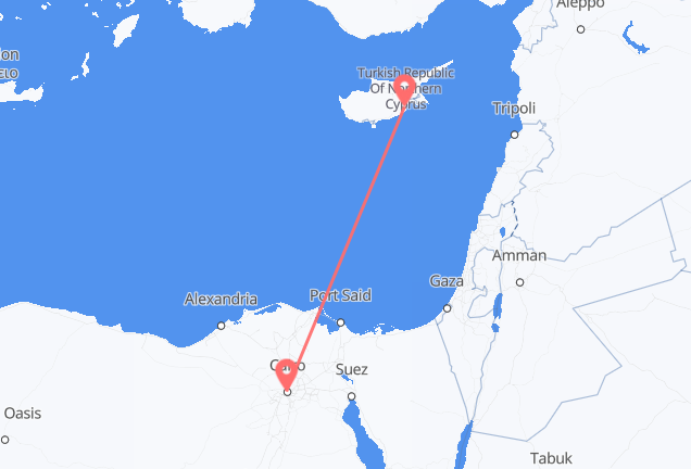 Cairo to Larnaca