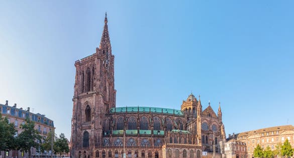 Photo of Cathedral of our lady of strasbourg in France.