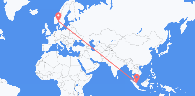 新加坡 目的地 挪威