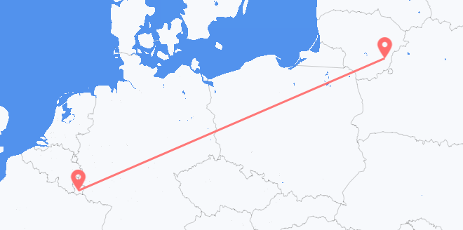 Luxemburg nach Litauen