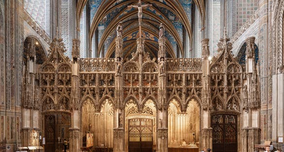 The 15th century rood screen