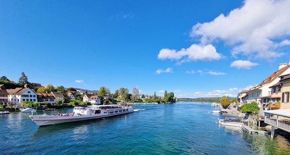 photo of view of Schaffhausen, Switzerland.