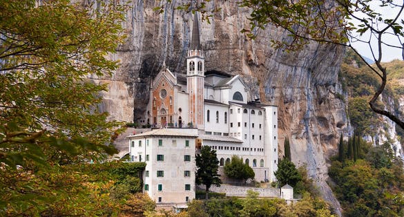 Madonna della Corona, the Sanctuary of Our Lady of the crown. Spiazzi, Verona, Veneto, Italy