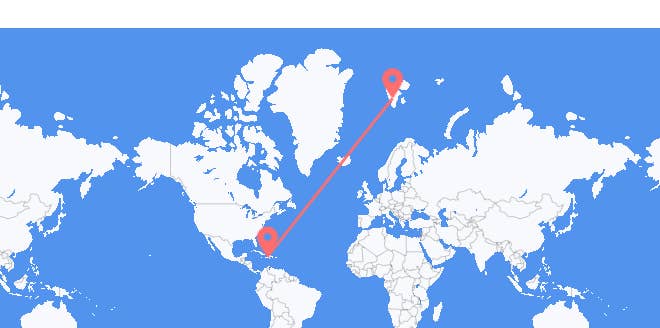 Haïti à Svalbard et Jan Mayen