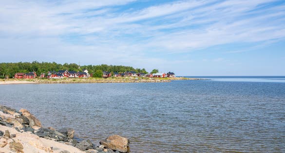 Photo of view of the Ohtakari island and Gulf of Bothnia, Lohtaja, Kokkola, Finland.
