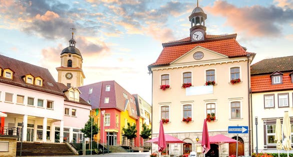 photo of view of Old city of Bad Salzungen, Hessen, Germany.