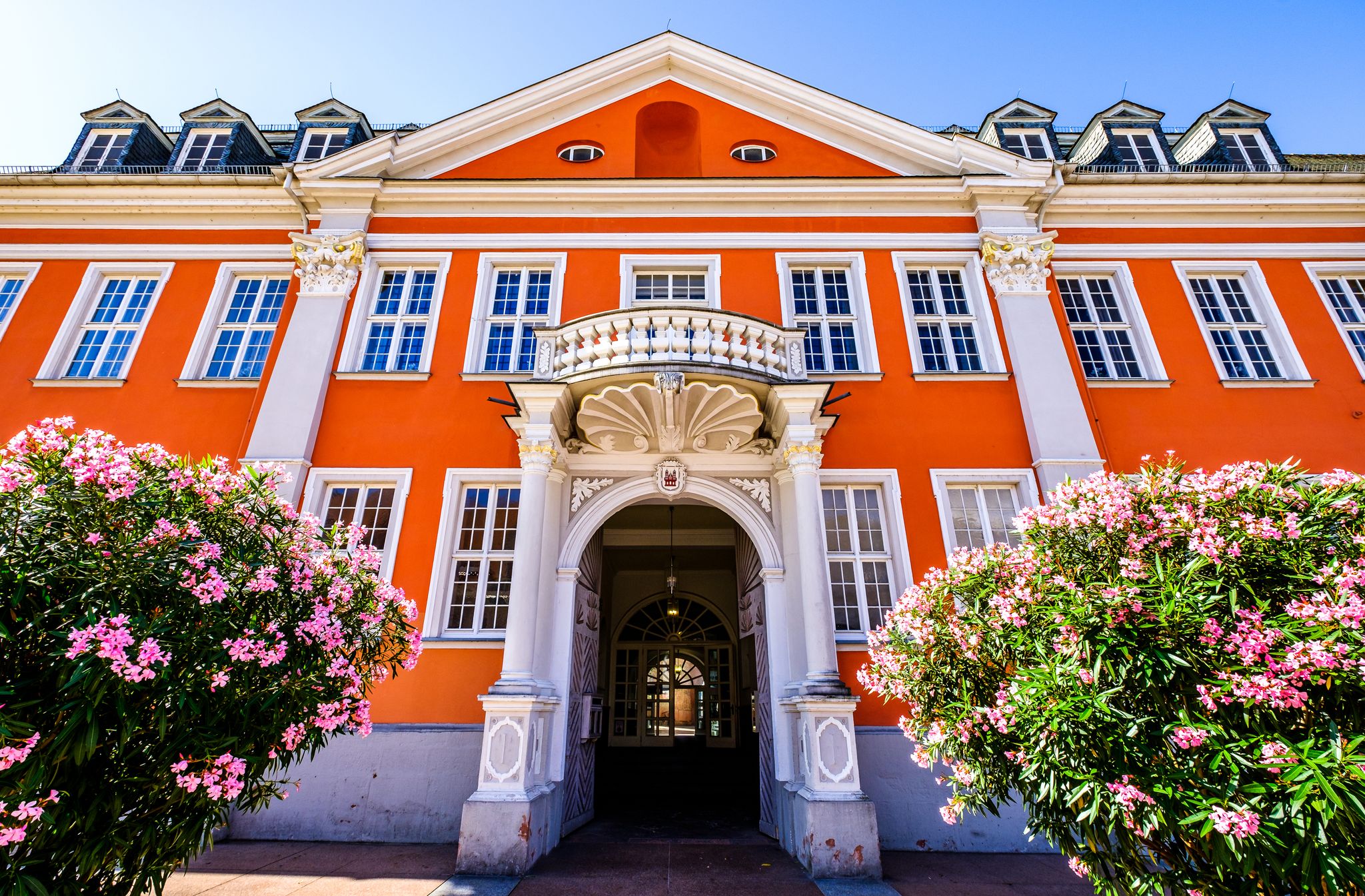 Photo of famous historic old town of Speyer in Germany.