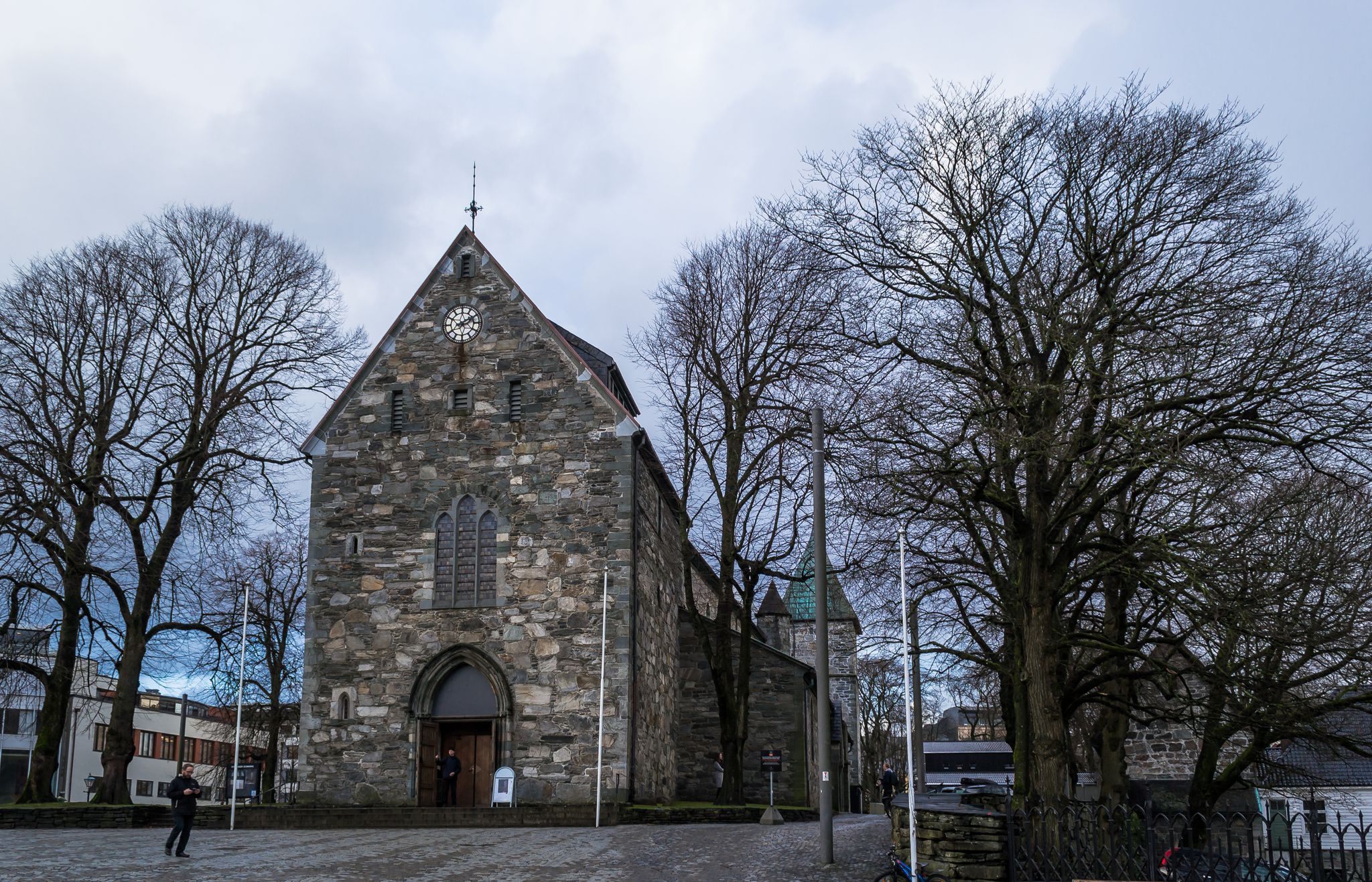 Stavanger Cathedral in January, Norway.