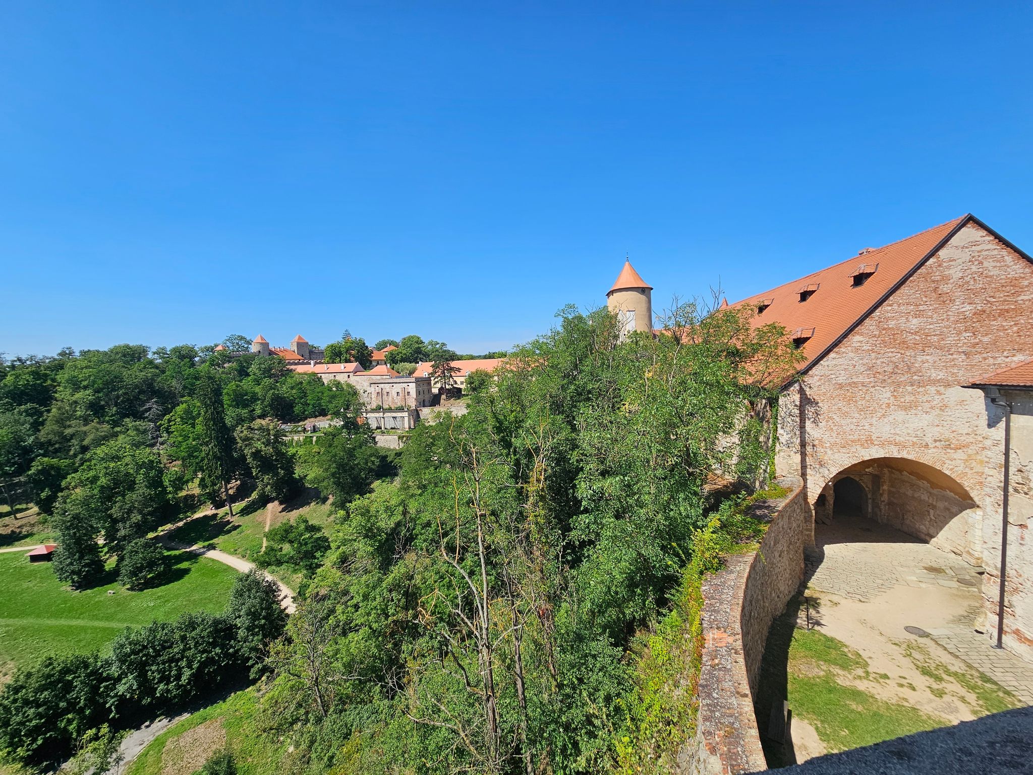 Photo of Veveří that is originally a princely and royal castle in Brno in the Czech Republic. 
