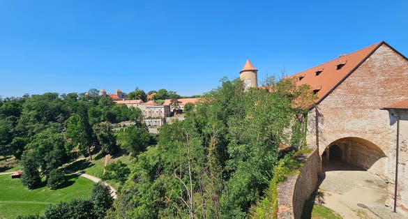 Photo of Veveří that is originally a princely and royal castle in Brno in the Czech Republic. 