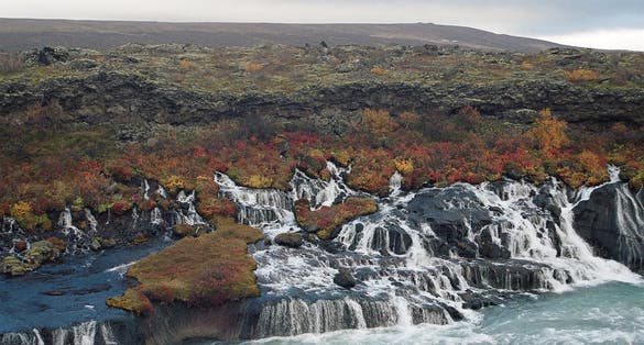 photo of Hraunfossar,Borgarnes Greece.