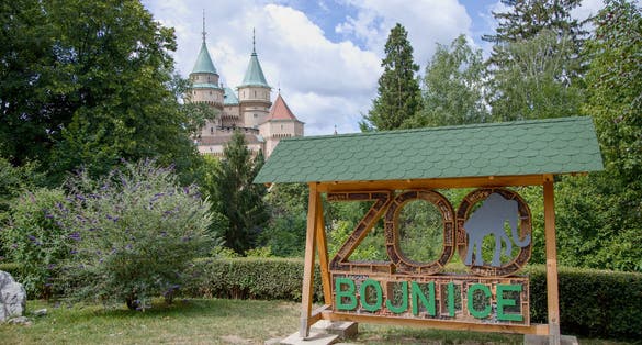 Bojnice castle in Slovakia, Europe