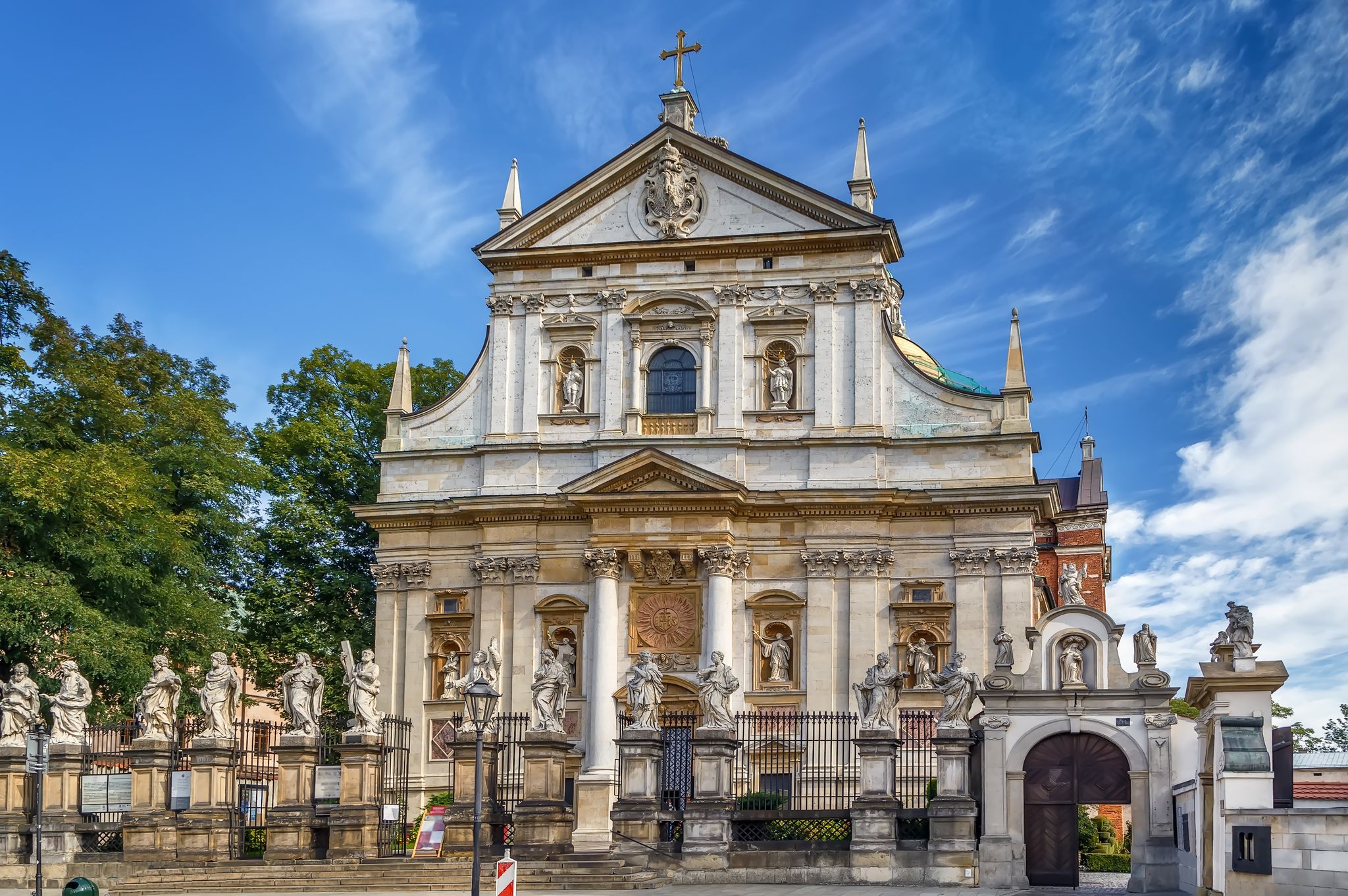 Church of Saints Peter and Paul in the Old Town district of Krakow, Poland is a Roman Catholic Baroque church. It was built between 1597 and 1619.