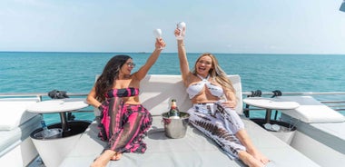 Ibiza: VIP Catamaran Party with DJ, Open Bar, Paella, and Nightclubs