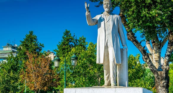 photo of view of Statue of Eleftherios Venizelos in Thessaloniki, Greece,Heraklion Greece.