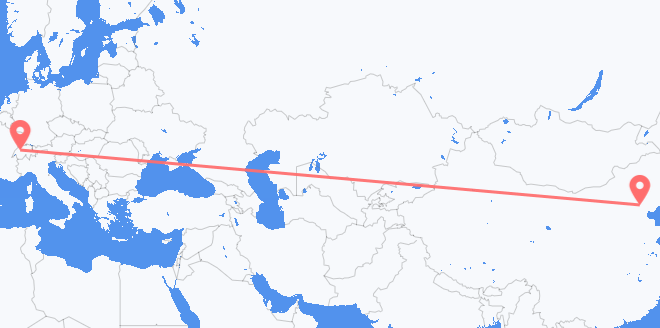 中国 目的地 瑞士