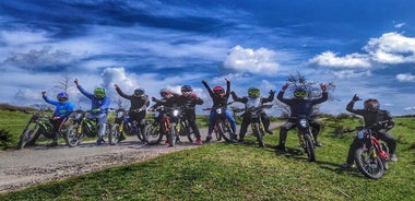 E-Motorcycle Tour in Old Rock Monastery and Old Roman Fortress 