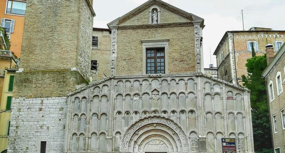 Chiesa di Santa Maria della Piazza in Ancona,Italy.