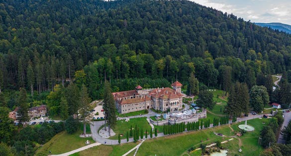 Photo of The Cantacuzino Castle is situated in Bușteni, Romania, in the Zamora district, on the street bearing the same name. The building has a great architectural, historical, documentary and artistic value.