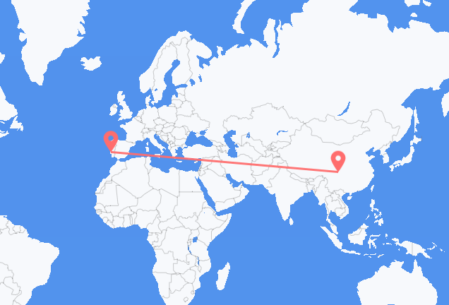 成都市 到里斯本