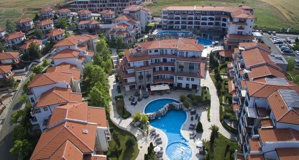 Aerial view of Aheloy, Bulgaria