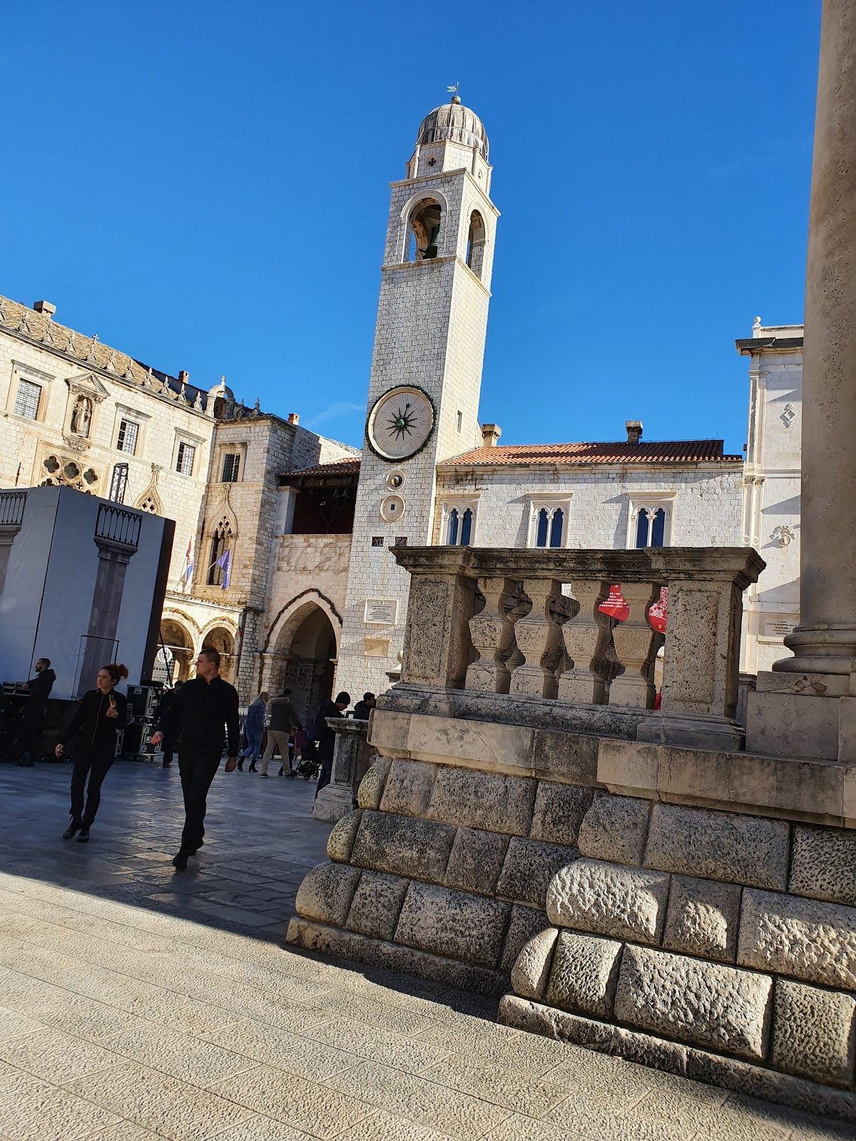 Clocktower, Grad Dubrovnik, Dubrovnik-Neretva County, Croatia