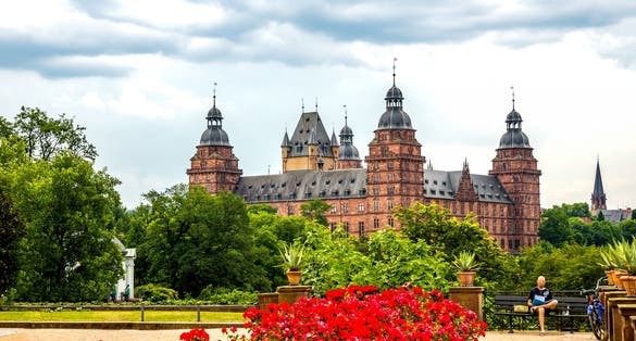 photo of view of View over Castle Johannesburg, Aschaffenburg, Germany.