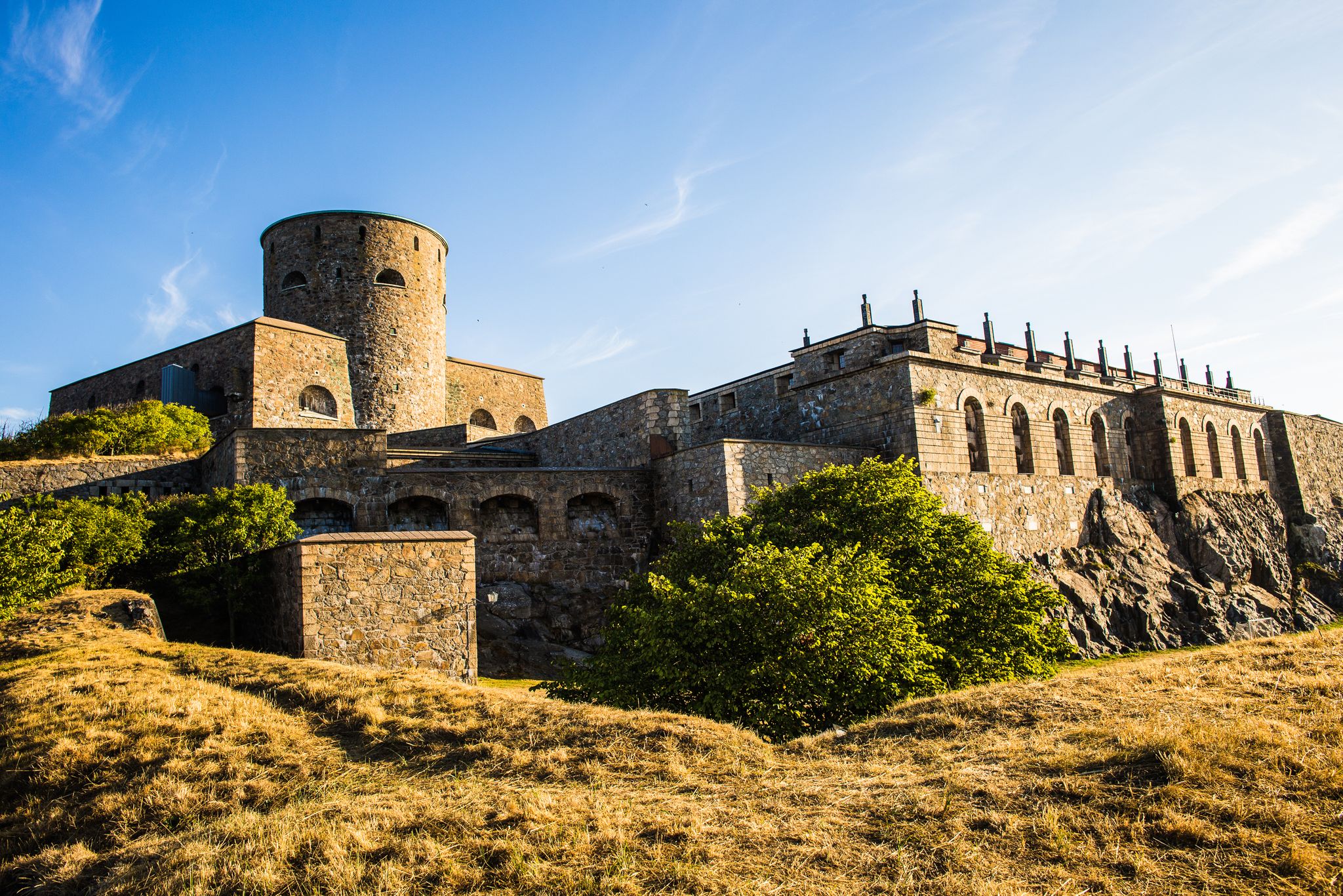 photo of the famous Carlstens Fortress, Marstrand, Sweden.